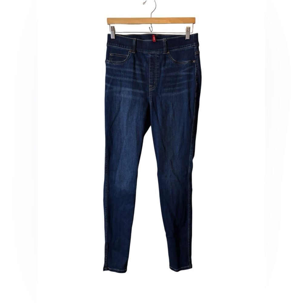 SPANX denim pull up blue jeans medium